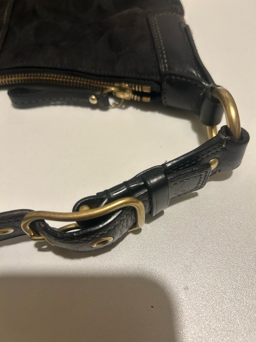 Coach Black Signature Hobo Bag - Picture 16 of 16